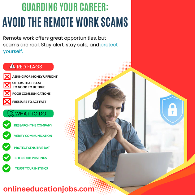 Guarding Your Career: Avoid the Remote Work Scams